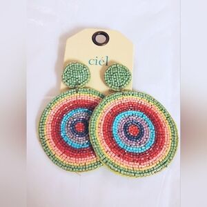 Ciel Multicolor Beaded Earrings
